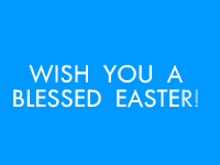 Easter ecard- Wish You A Blessed Easter