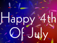 Fourth Of July Ecard- Happy 4th Of July