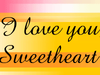 I love you ecard- I Love You Sweetheart
