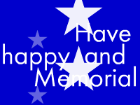 Memorial Day ecard- Happy And Peaceful Memorial Day
