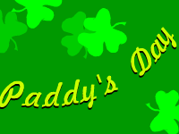 Saint Patricks Day ecard- Happy Paddy's Day
