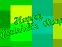 Saint Patricks Day ecard- Happy Patrick's Day