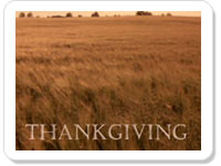 Thanksgiving ecard- Thank For The Bounties