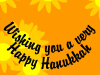 Hanukkah ecard- Wish You A Very Happy Hanukkah